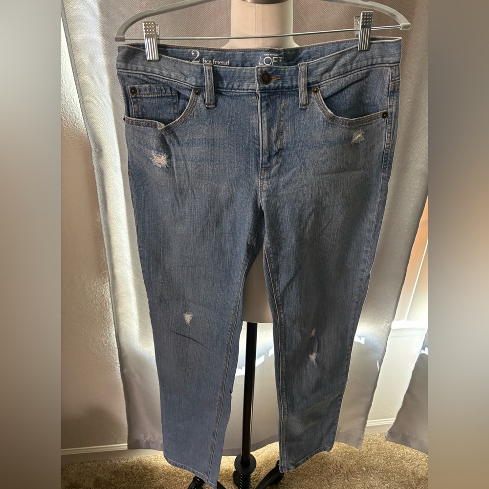 Ann Taylor Light Blue “Boyfriend” Jeans